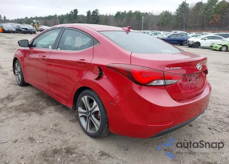 2014 Hyundai Elantra Se/Sport/Limited from USA, damaged, VIN KMHDH4AH8EU105208